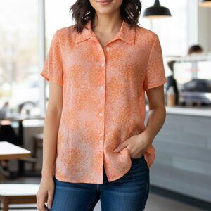 NWT Christopher & Banks blouse sz large